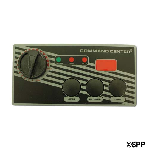 Spaside Control, Air, Tecmark, 115V, 3-Button, Temp Display w/10' Cable & Overlay