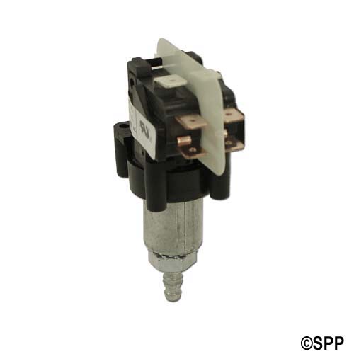 Air Switch, Tecmark, Latching, DPDT, 20A, 1/8" Barb Fitting