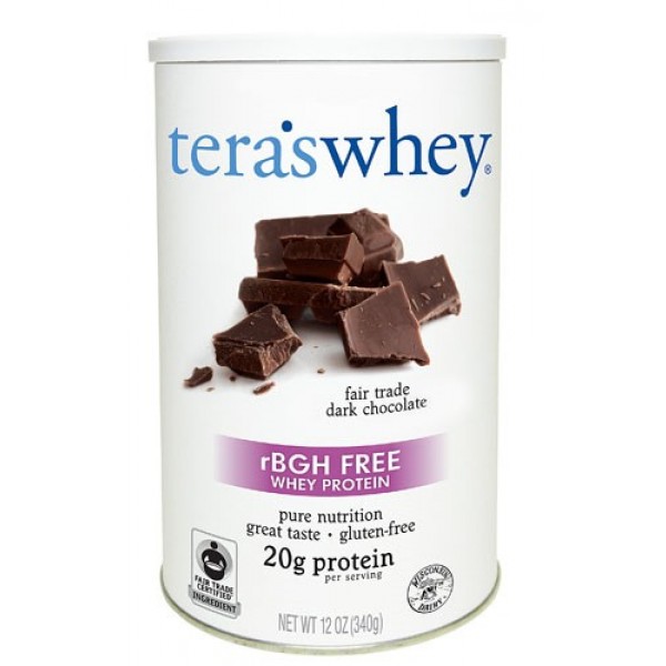 Tera's Whey rBGH Free Whey Protein Dark Chocolate Cocoa (1x12 OZ)