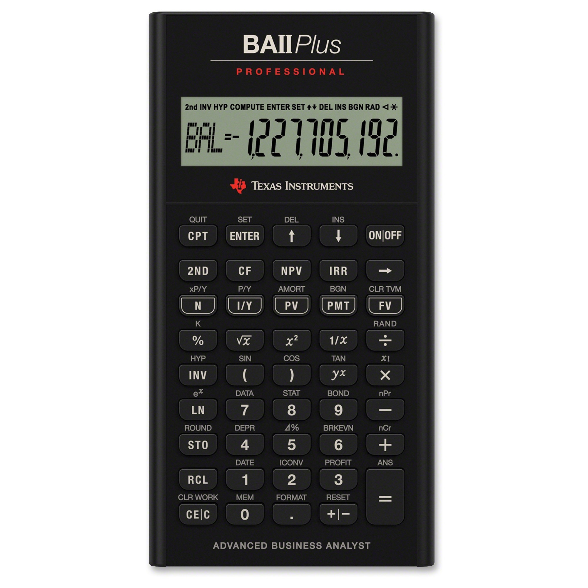 TI BA II Plus Pro Calculator