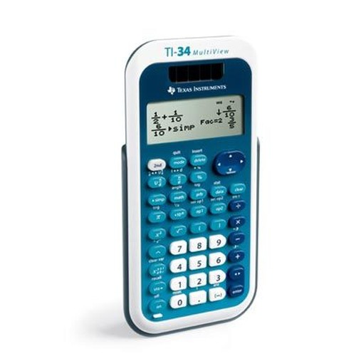 TI 34 Multi View Calculator Blue
