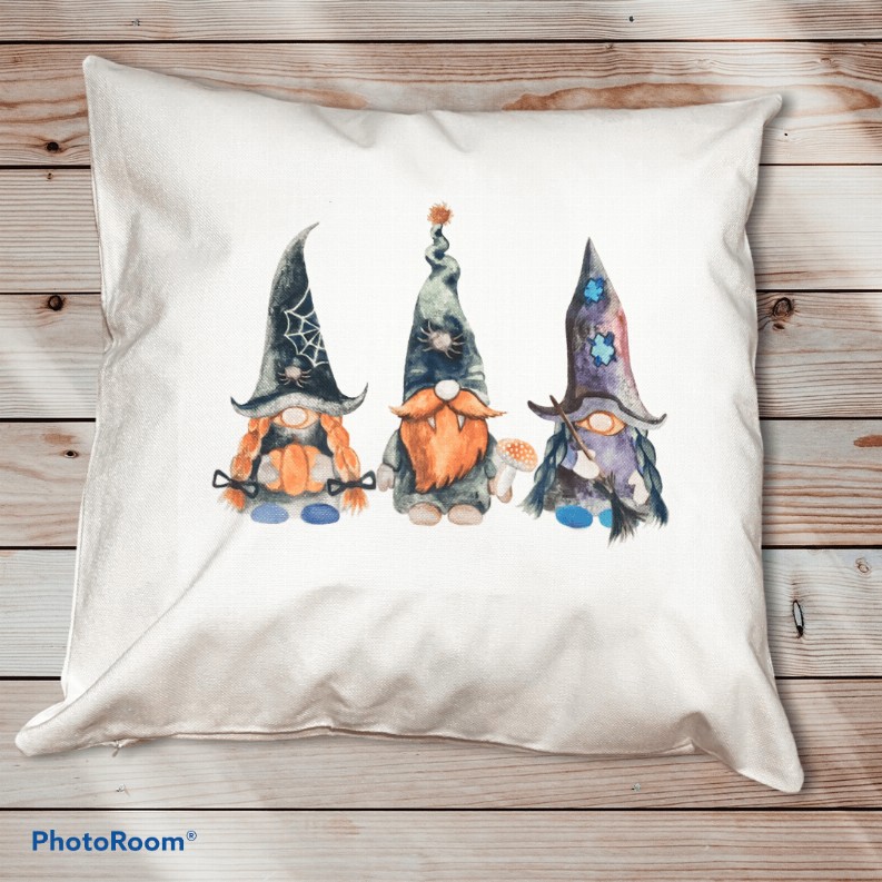 Halloween Gnome Pillow Cover