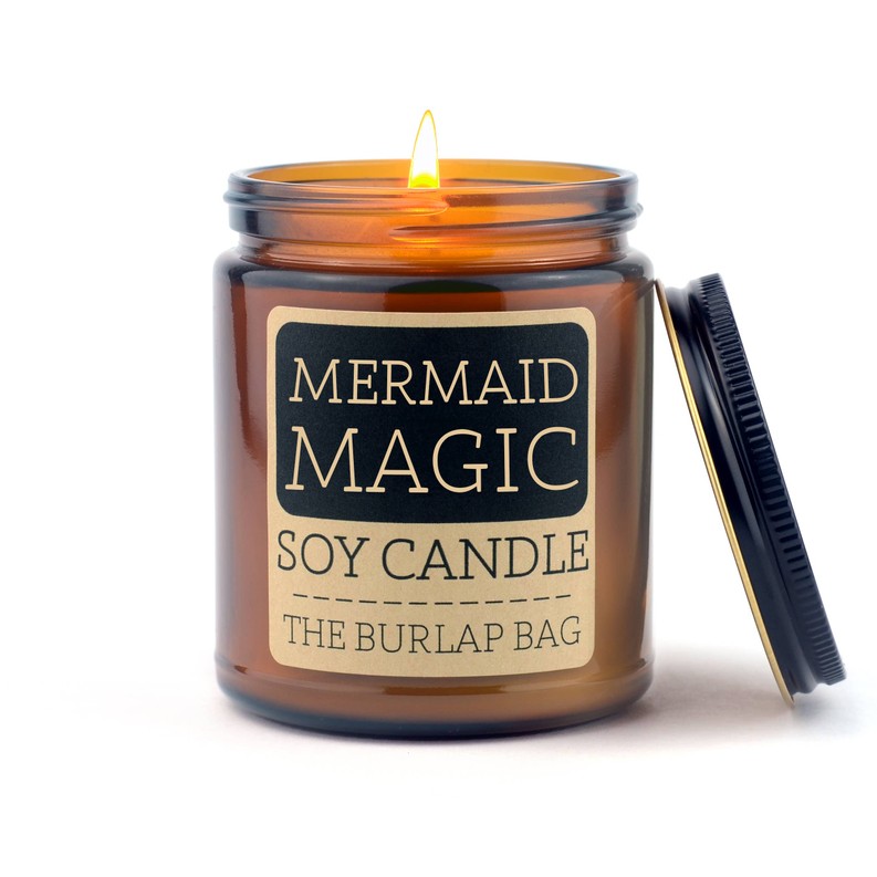 The Burlap Bag Candles 9oz  Mermaid Magic