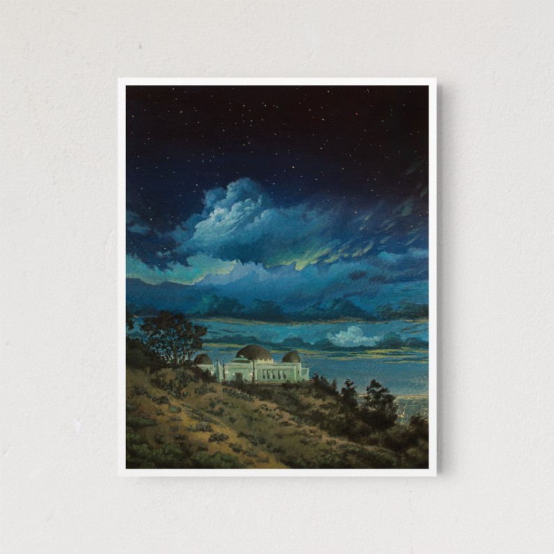 Griffith Observatory w/ Storm Clouds - 5x7