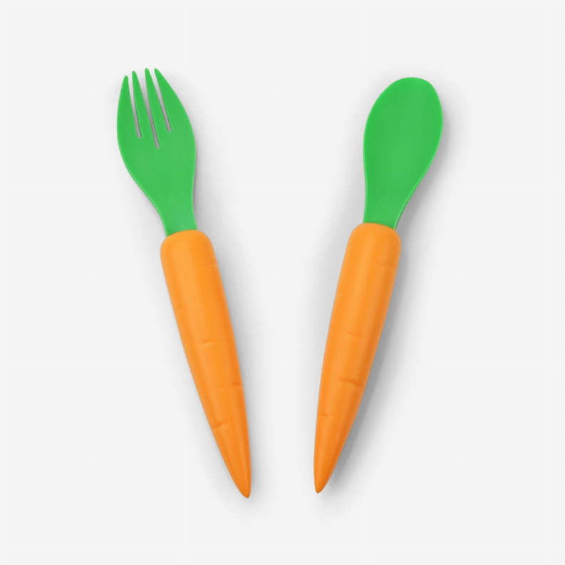 Carrot Spoon & Fork Set
