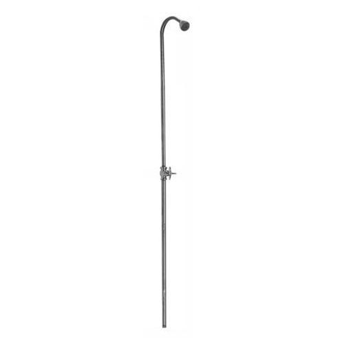80" Wall Mount Cold Water Shower with Cross Handle Valve