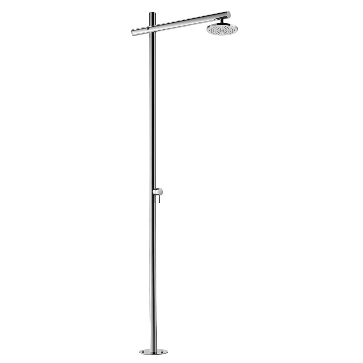 Onda D50 316 Marine Grade Stainless Steel Free Standing Hot and Cold Shower Column