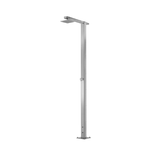 Square SQ86 316 Marine Grade Stainless Steel Free Standing Shower Column