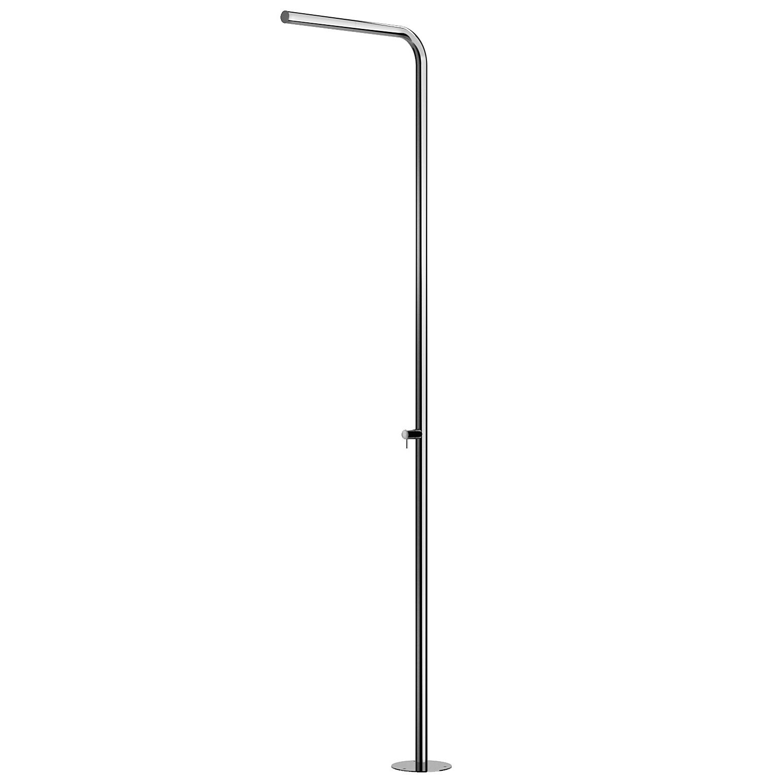 Skinny S40 316 Marine Grade Stainless Steel Free Standing Hot and Cold Shower Column