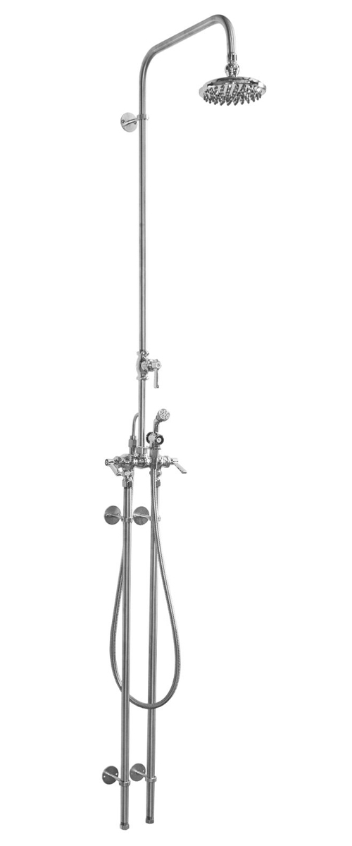 WMHC-772-DLX "Design-A-Shower" Stainless Steel Concealed 5-Piece Shower Set