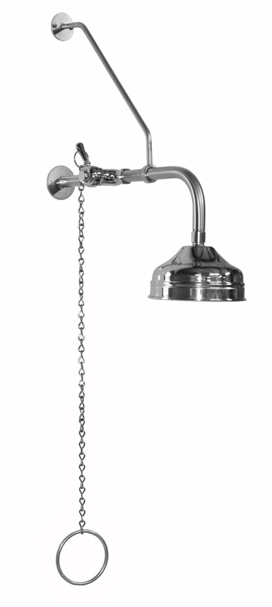 WMPC-150-12 Wall Mount Stainless Steel Shower Head With Pull Chain Valve