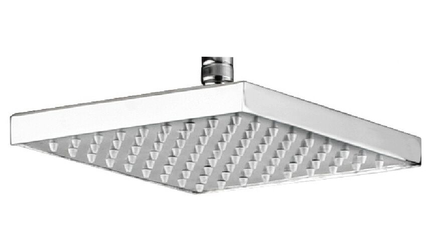 GLSQA-8-S Stainless Steel Square Shower Head, Satin