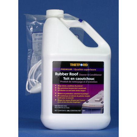 RV RUBBER ROOF CLEANER BILINGUAL  1 GALLON