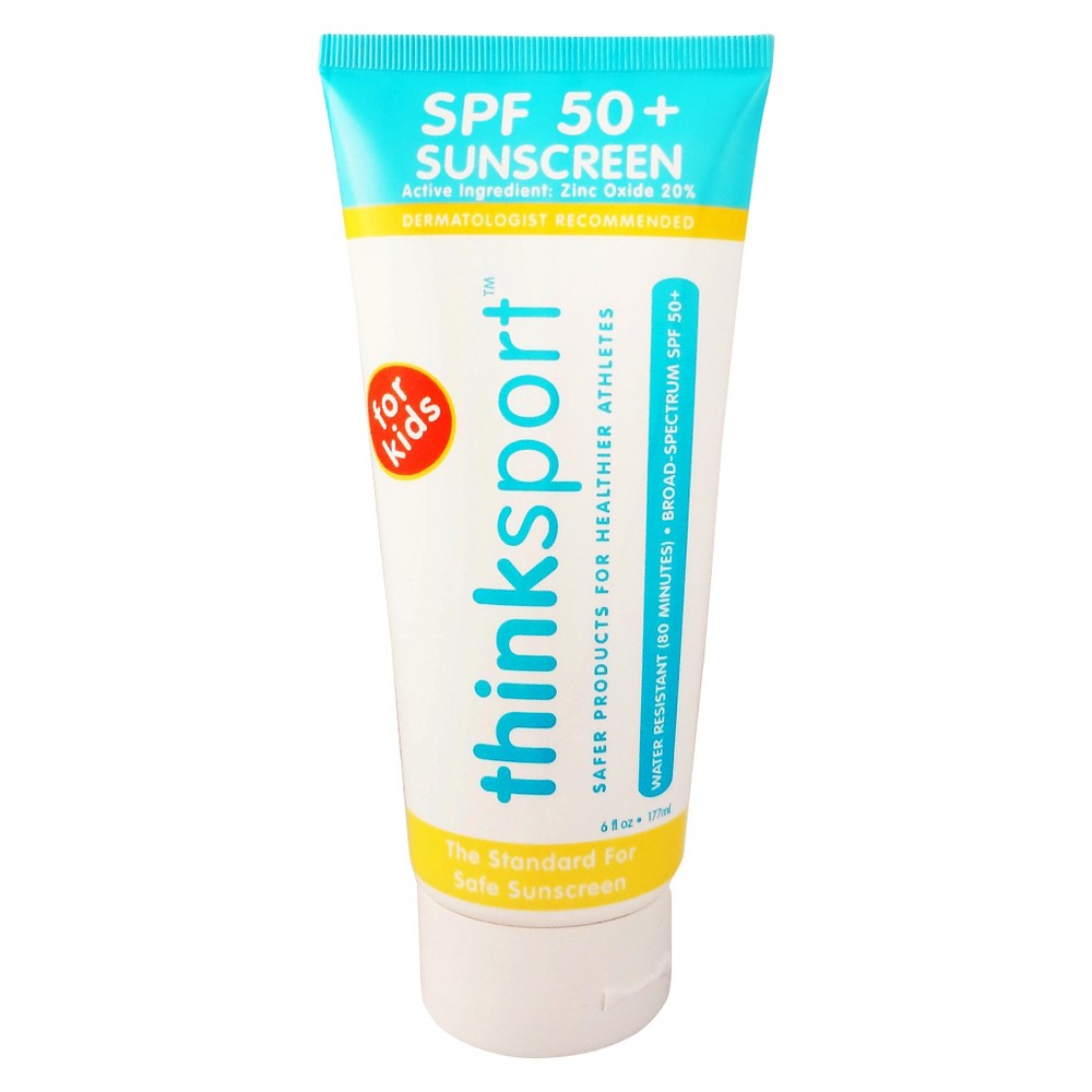 Thinksport Sunscreen Safe Kids SPF 50 Plus Family Size 6 oz