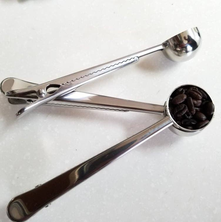 Clamp Coffee Spoon - Stainless Steel Kitchen EDC