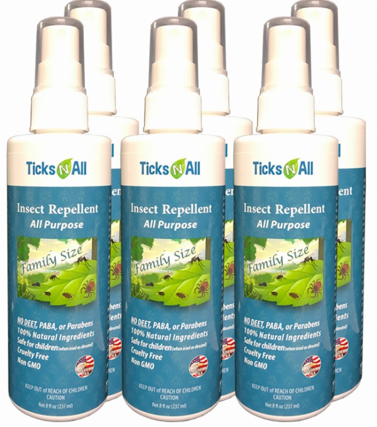 All Natural All Purpose Insect Repellent 4oz (6 pack)
