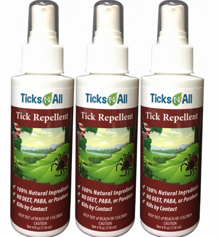 All Natural Tick Repellent 4oz (3 pack)