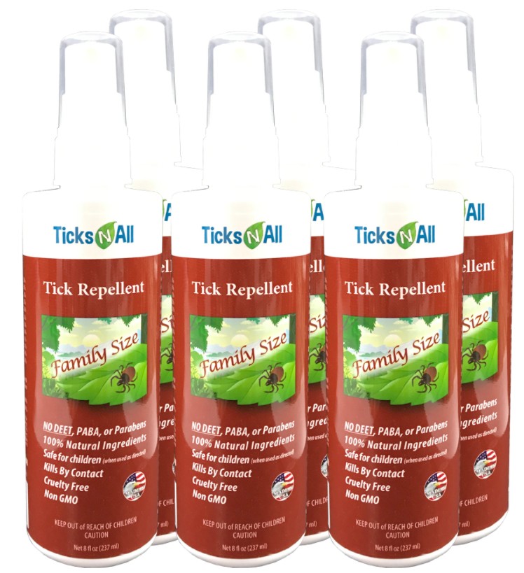 All Natural Tick Repellent 4oz (6 pack)