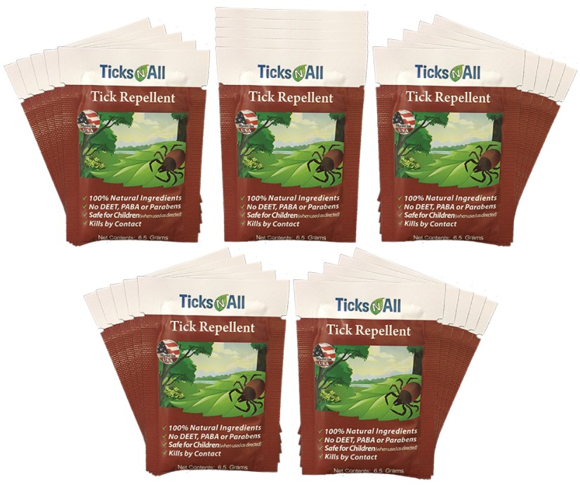 All Natural Tick Repellent Wipes (25 count.)