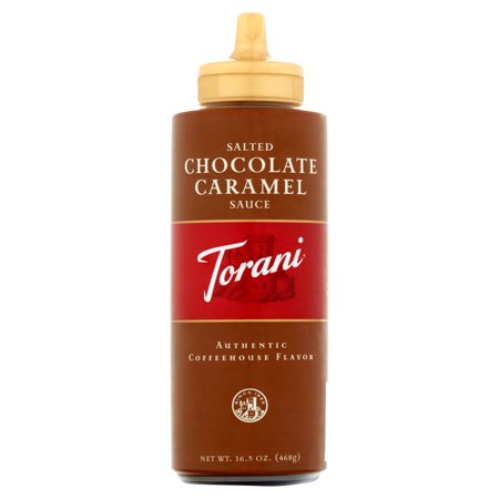 Torani Salted Chocolate Caramel Sauce (6x16.5 OZ)