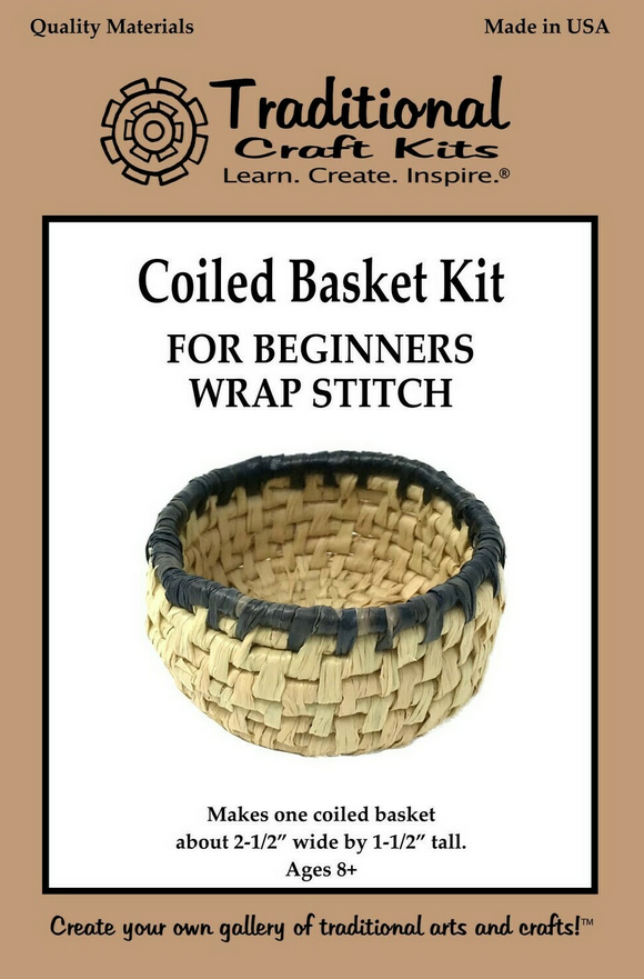 Coiled Basket Kit for Beginners - Wrap Stitch