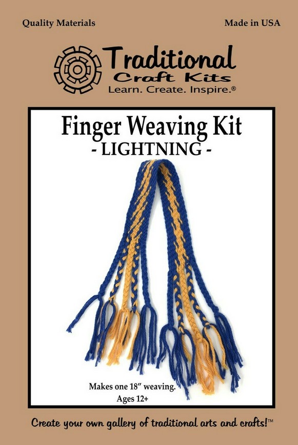 Finger Weaving Kit - Lightning