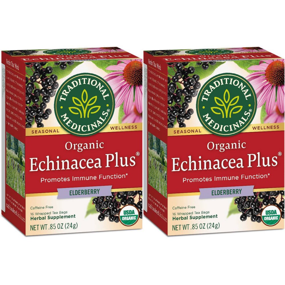 Traditional Medicinals Echinacea Elder Tea (1x16 Bag)