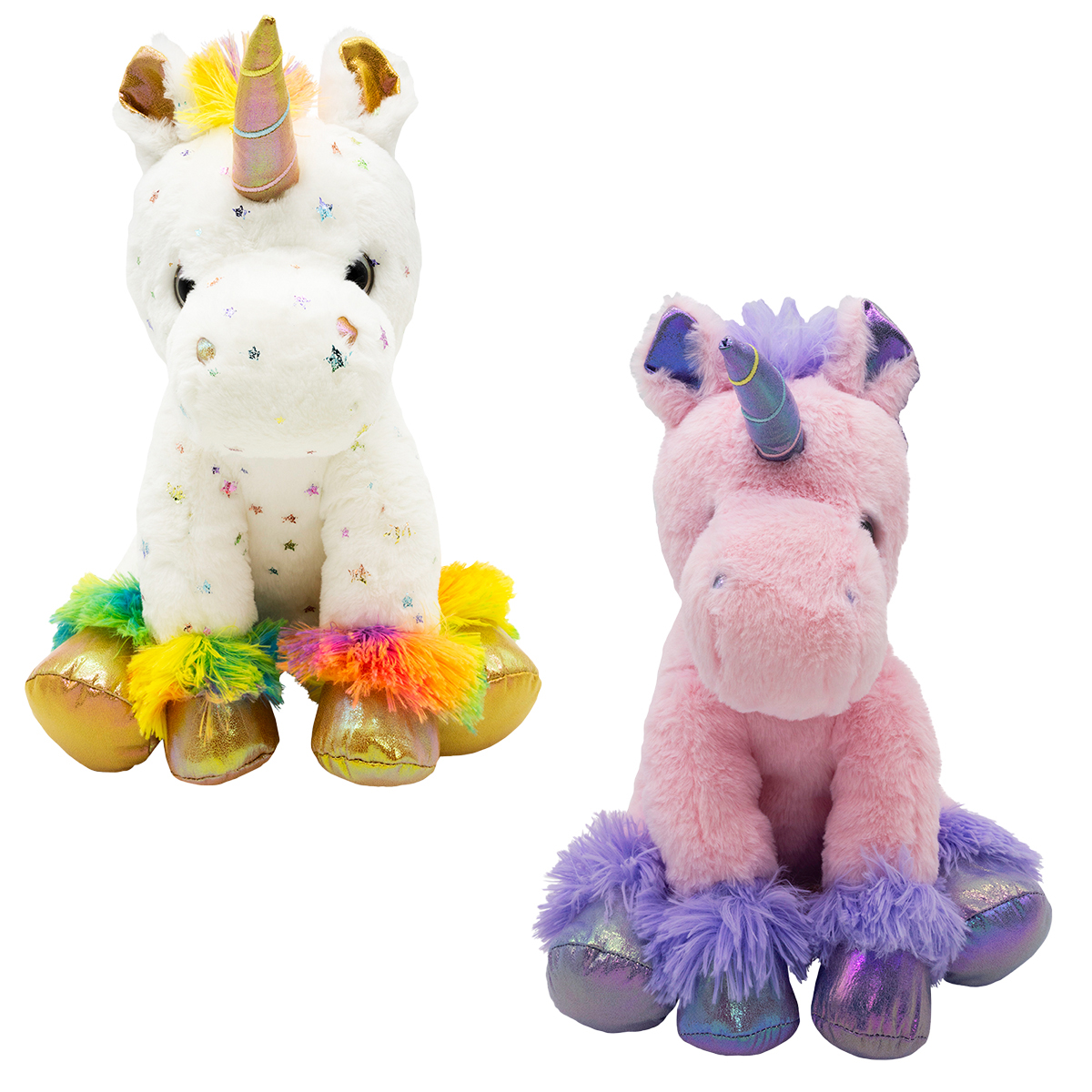 Treasure Cove K19169135 Plush 13.5-Inch Unicorn Stuffed Toy Mythical Critter Gift Playtime Assorted