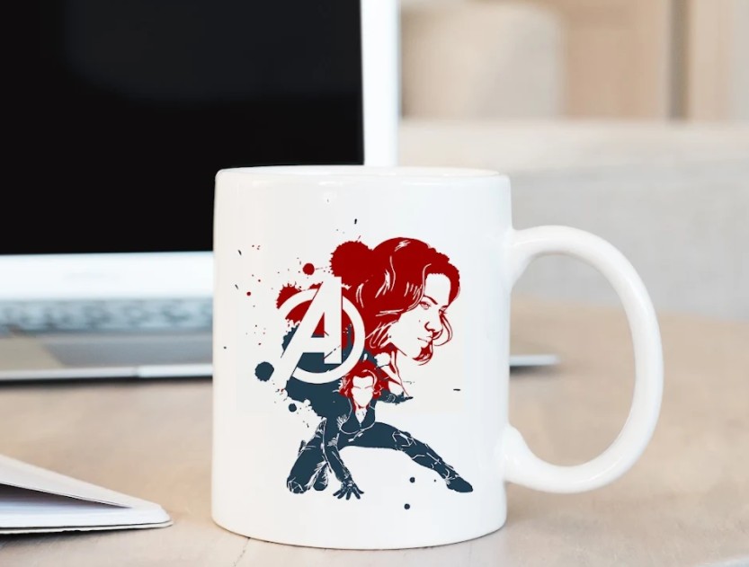 Hero Inspired Coffee Mug - Black Widow | By Trebreh Designs - 11oz