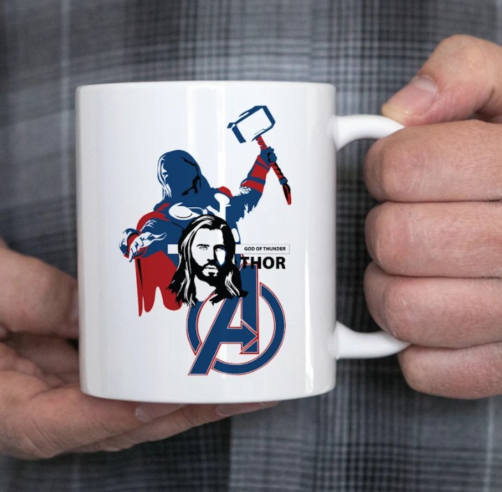 Hero Inspired Coffee Mug - Thor | By Trebreh Designs - 11oz