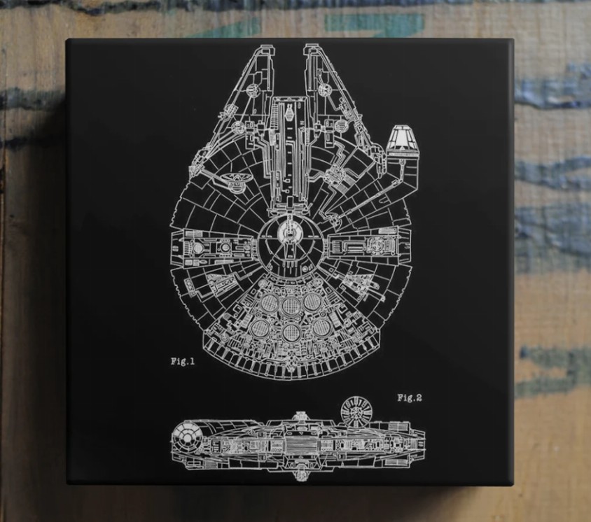 Star Wars Inspired Ceramic Coasters | By Trebreh Designs  Black 9