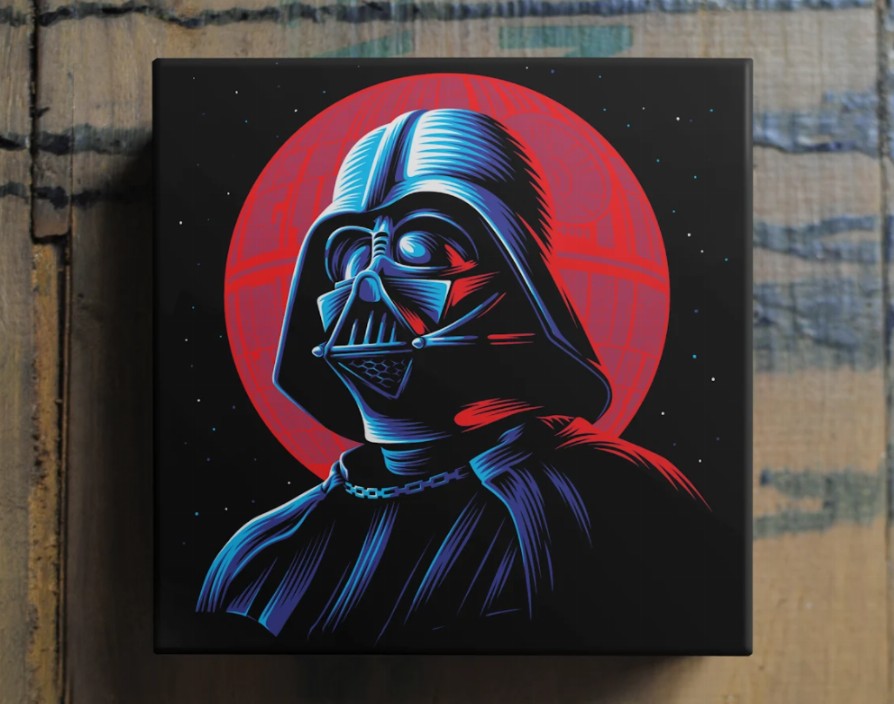 Star Wars Inspired Ceramic Coasters | By Trebreh Designs  Black 2