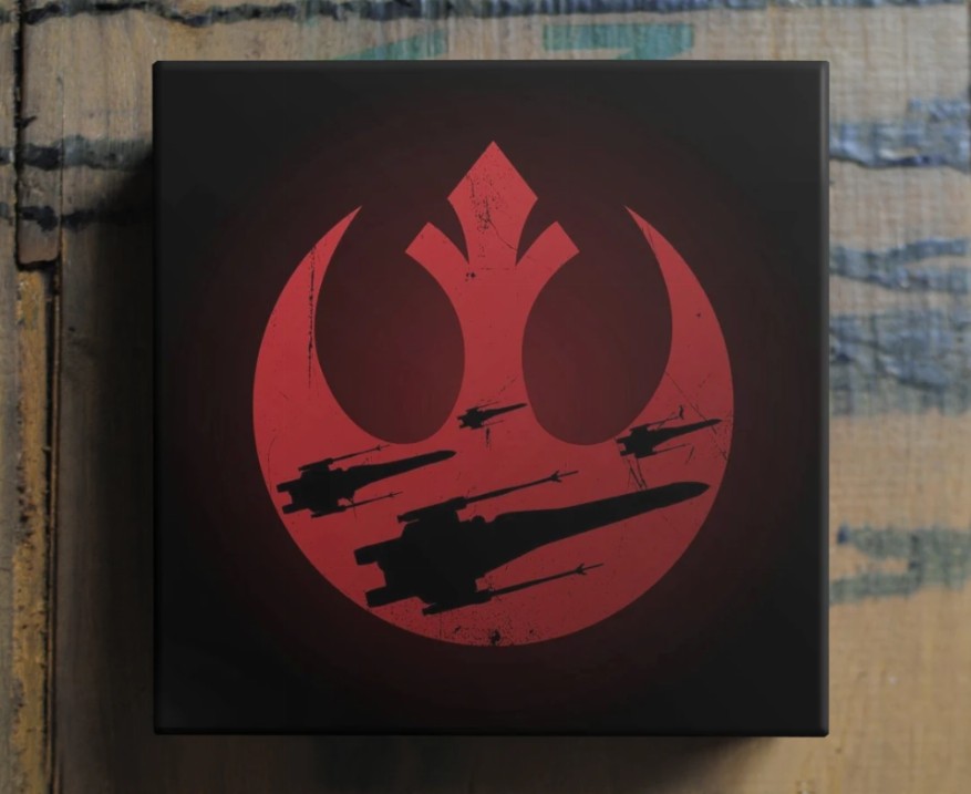 Star Wars Inspired Ceramic Coasters | By Trebreh Designs  Black 4