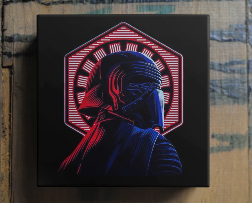 Star Wars Inspired Ceramic Coasters | By Trebreh Designs  Black 7