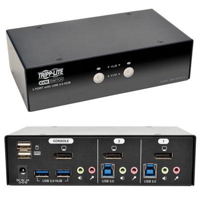 2 Port DP KVM Switch w Audio