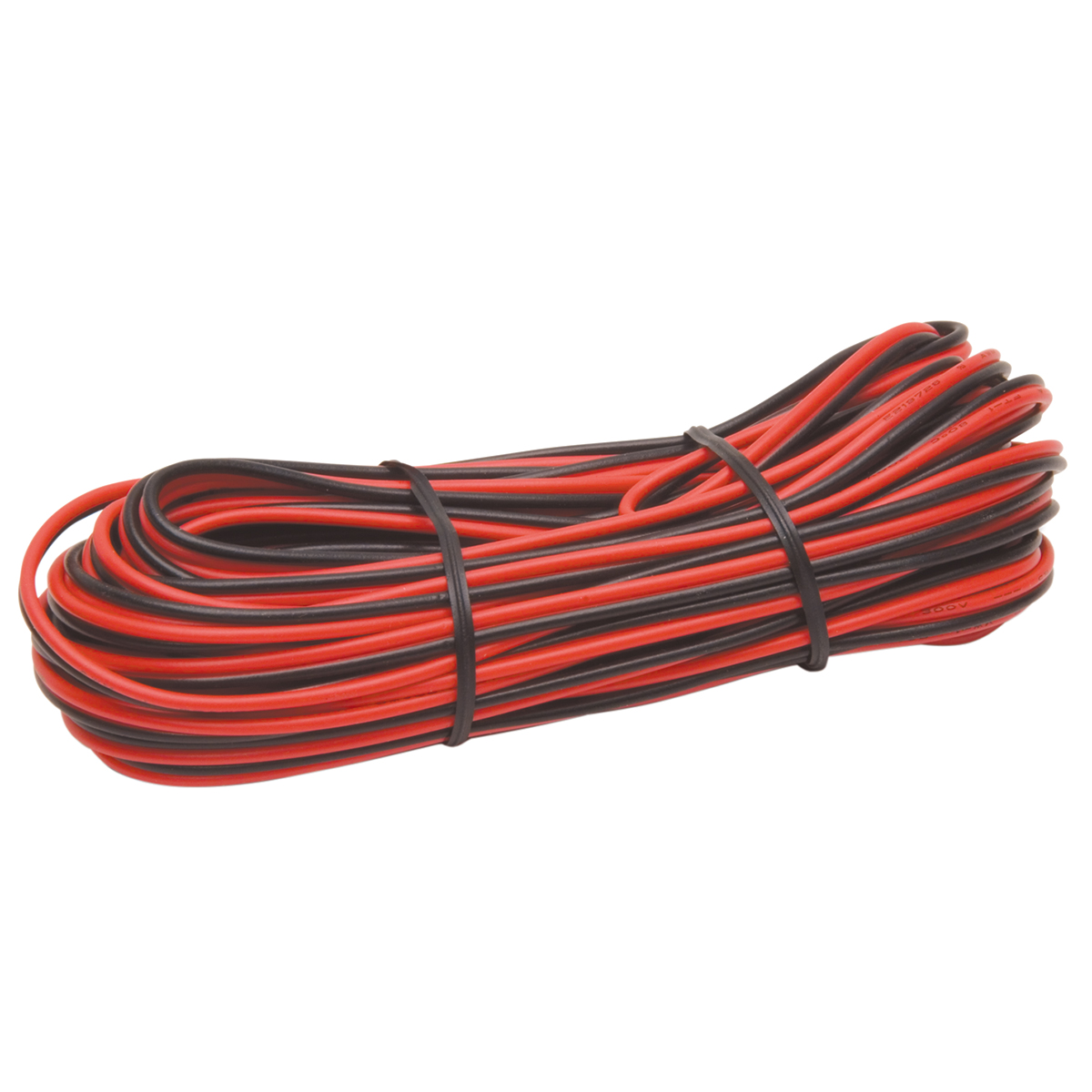 TruckSpec 25FT Hardwire Replacement 22-Gauge 2 Wire TSCBH-25 Parallel Wire CB Power Red and Black 22GA