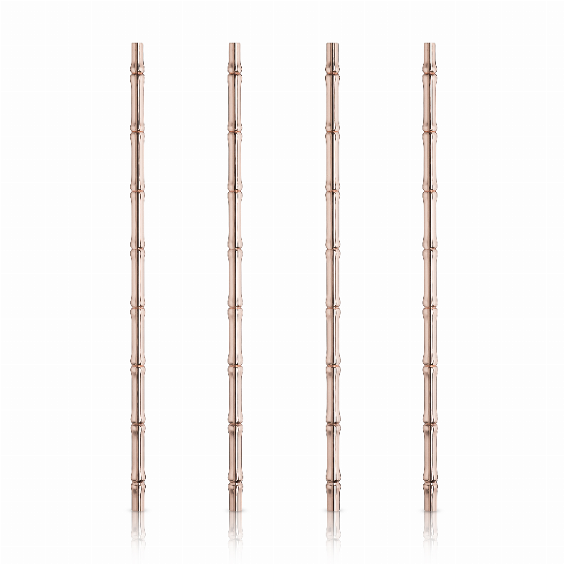 Bamboo Copper Straws By Viski