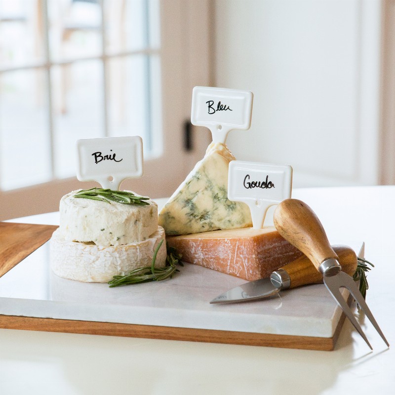 Ceramic Cheese Markers By Twine