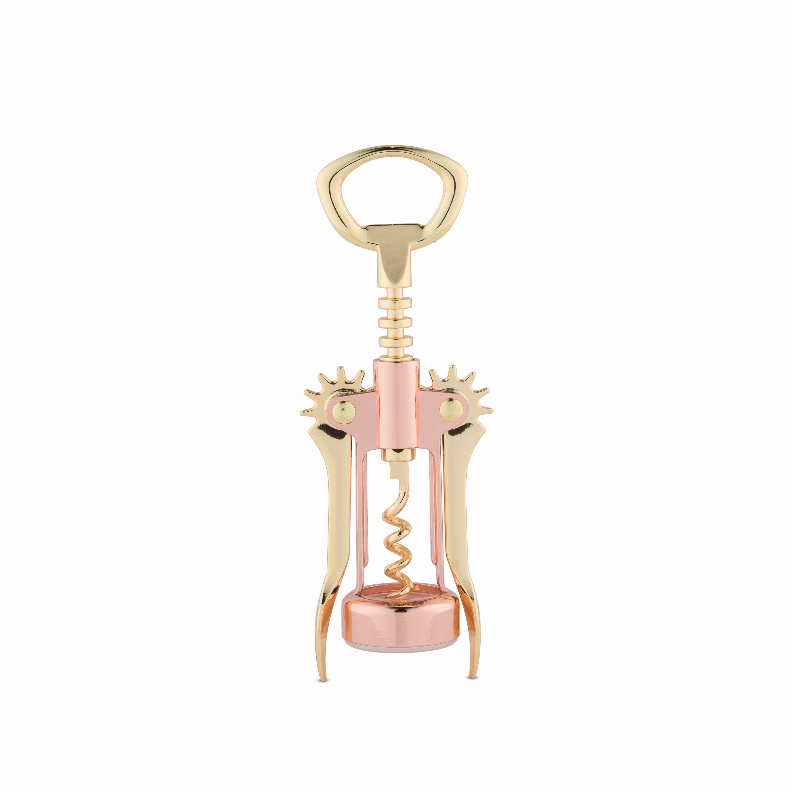 Copper And Gold Winged Corkscrew By Twine