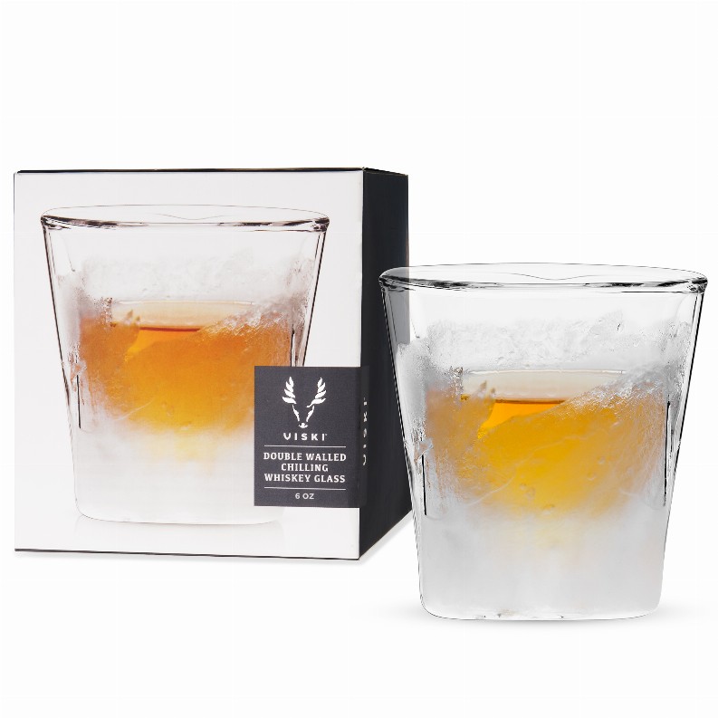Glacier Double-Walled Chilling Whiskey Glass By Viski