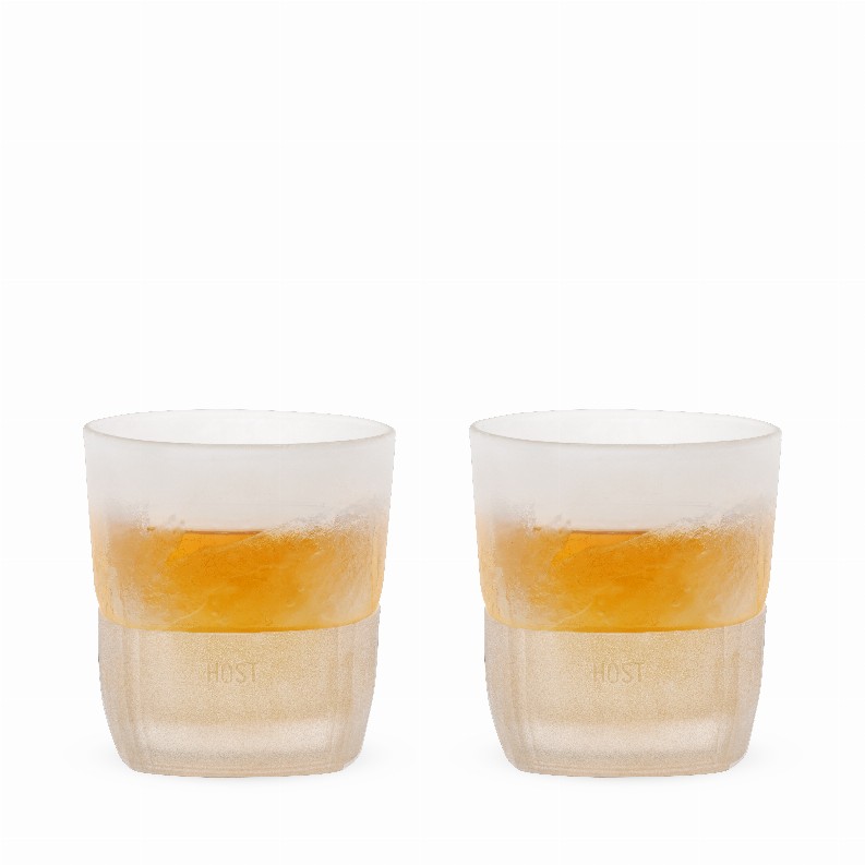 Glass Freeze Whiskey Glass (Set Of Two) By Host