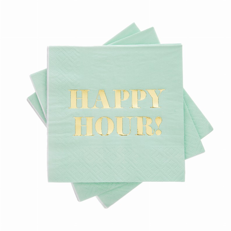 Happy Hour Cocktail Napkin By Cakewalk