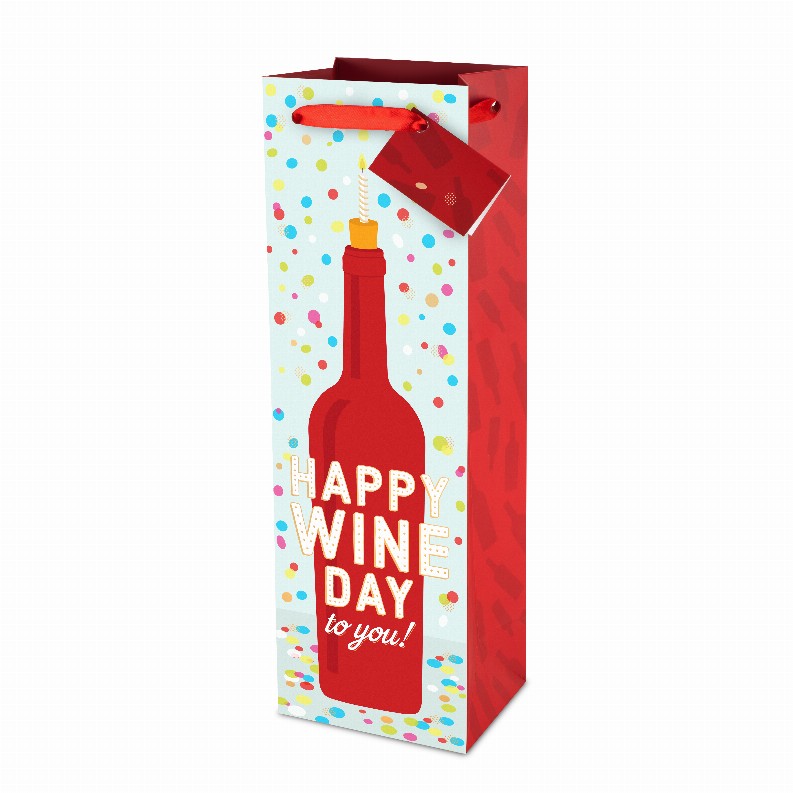 Happy Wine Day To You Wine Bag By Cakewalk
