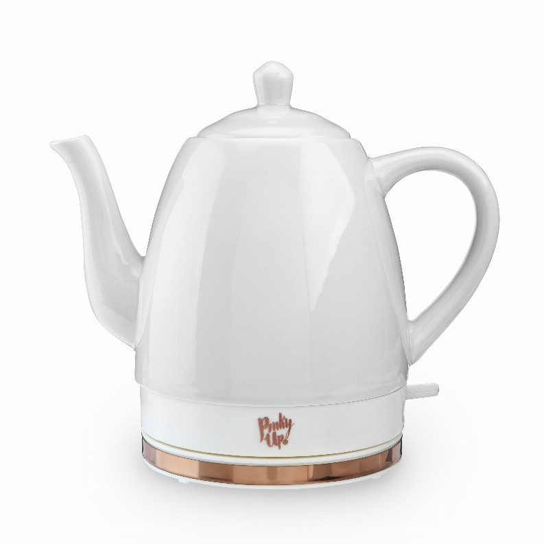 Noelle Grey Ceramic Electric Tea Kettle By Pinky Up