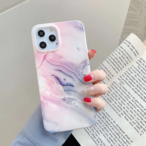Dusty Pink Marble Case - Iphone X / Xs