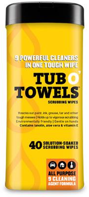 Tub O Towels 40 Count Heavy Duty Cleaning Wipes