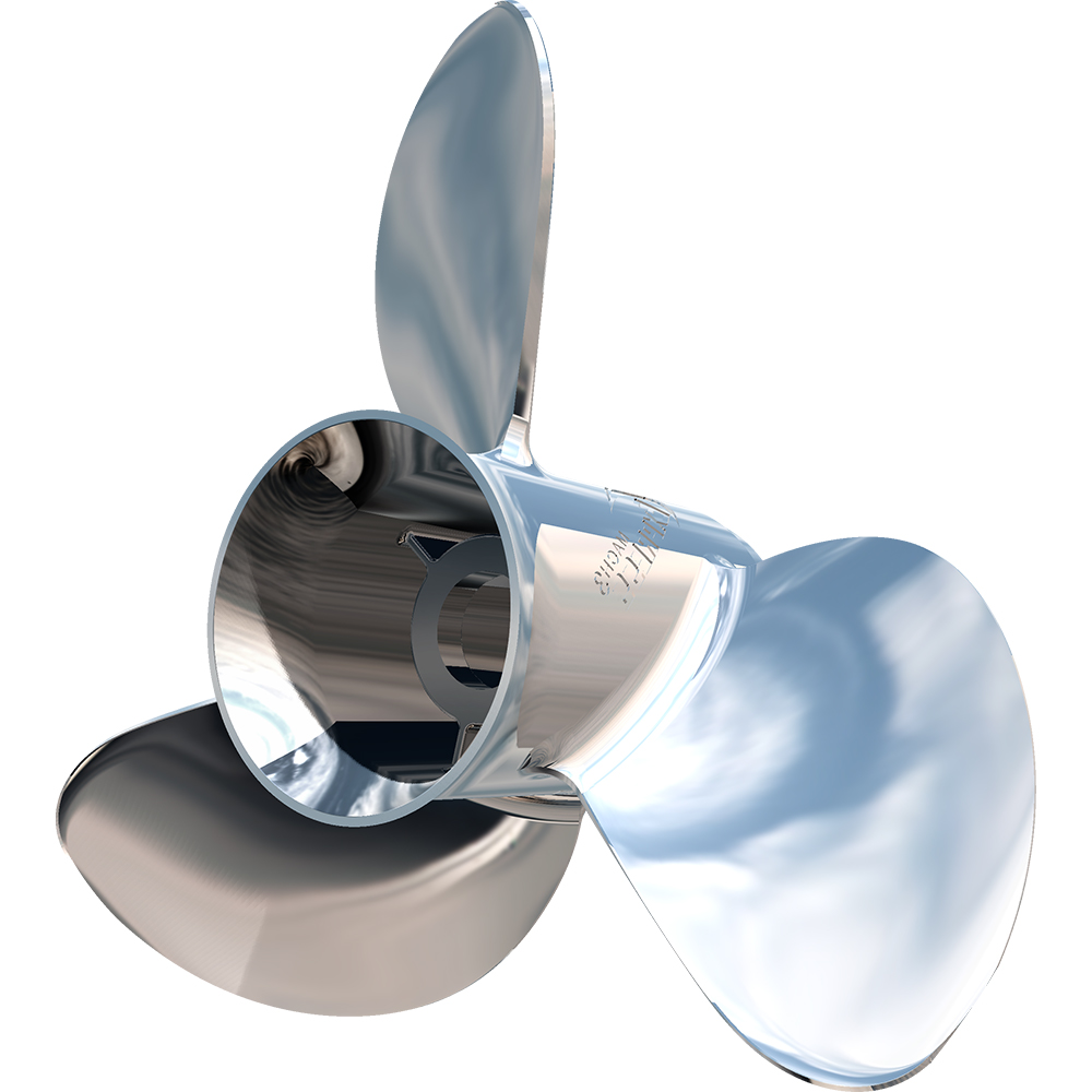 Turning Point Express Mach3 - Left Hand - Stainless Steel Propeller - EX-1415-L - 3-Blade - 15" x 15 Pitch