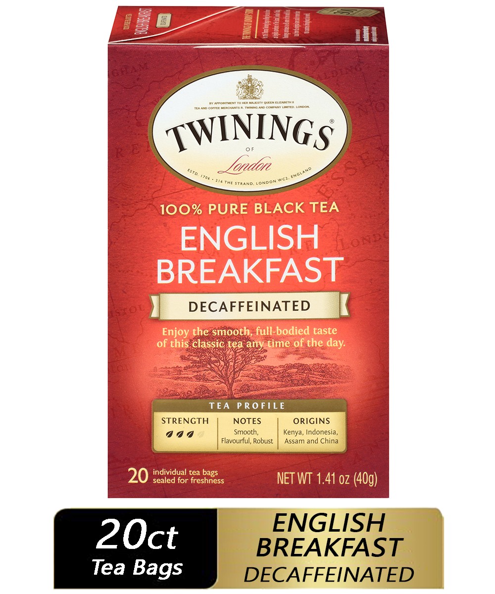 Twinings Decaf English Breakfast Tea (6x20 Bag)