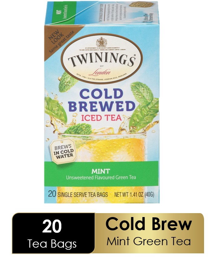 Twinings Cold Brew Green Tea with Mint Iced Tea (6x20 Bag)