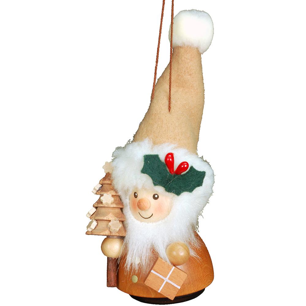 Christian Ulbricht Ornament - Santa with Tree - 5"H x 2"W x 2.25"D